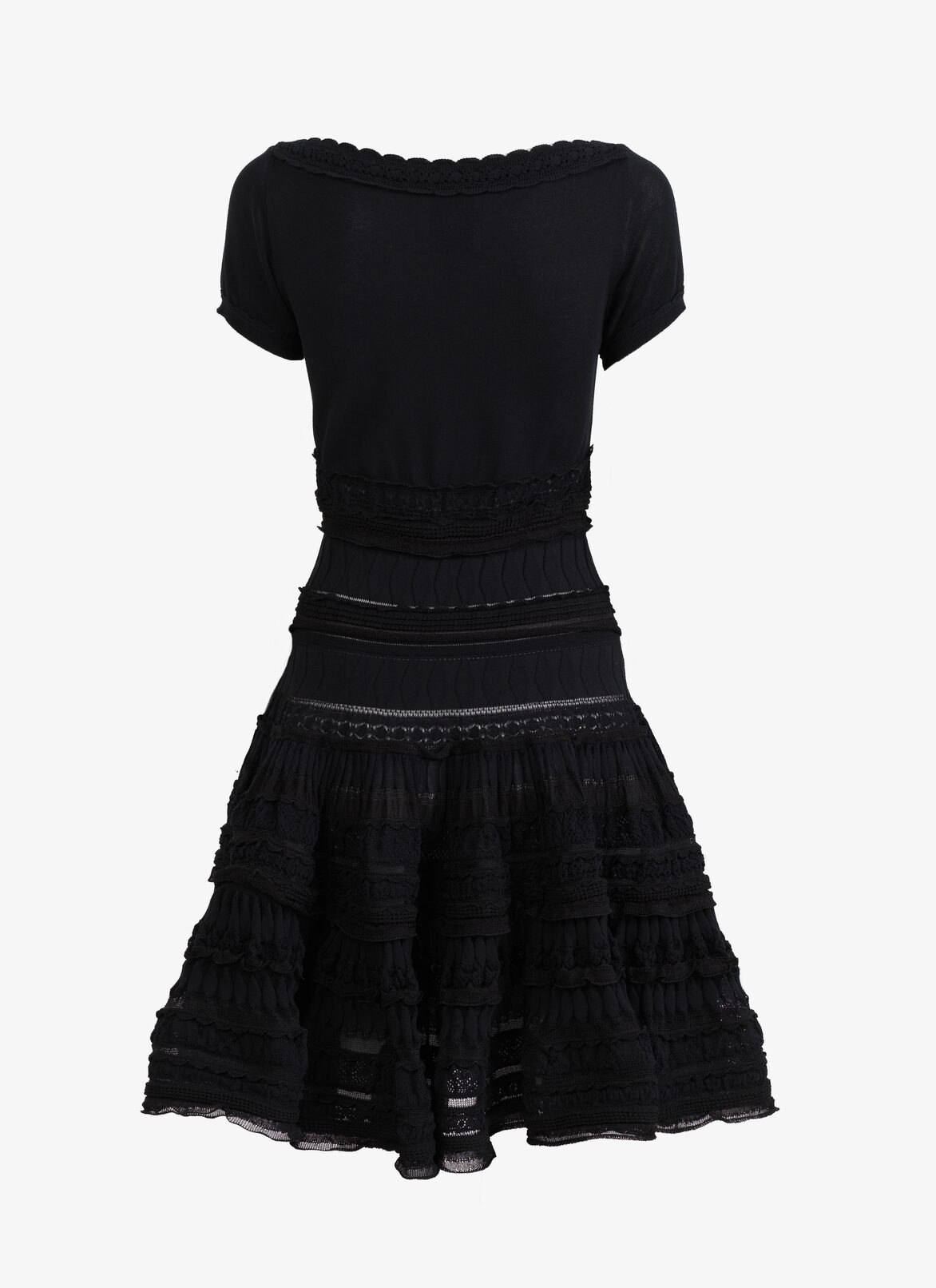 Alaïa Edition 2007 Flared dress in cotton crinoline ALAÏA BLACK ALAÏA EDITION 2007 FLARED DRESS IN COTTON CRINOLINE